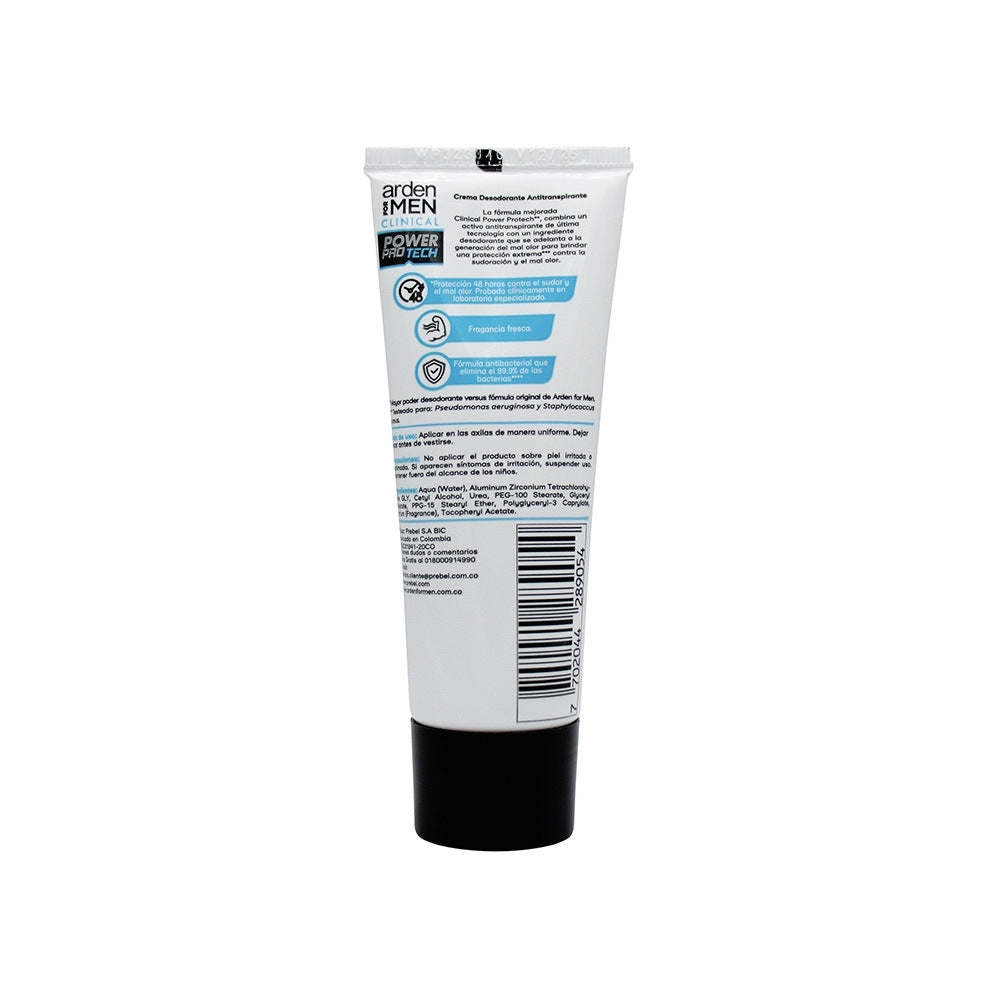 DESODORANTE CREMA CLINICAL PP COLOPSIBLE TUBO 70 G