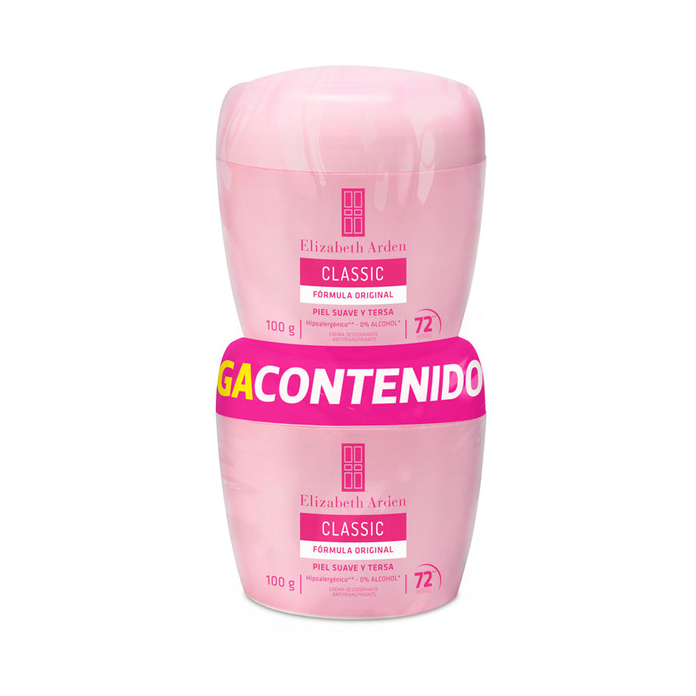 DESODORANTE CREMA ELIZABETH ARDEN P.E. 72 HRS POTE 2 X 100G