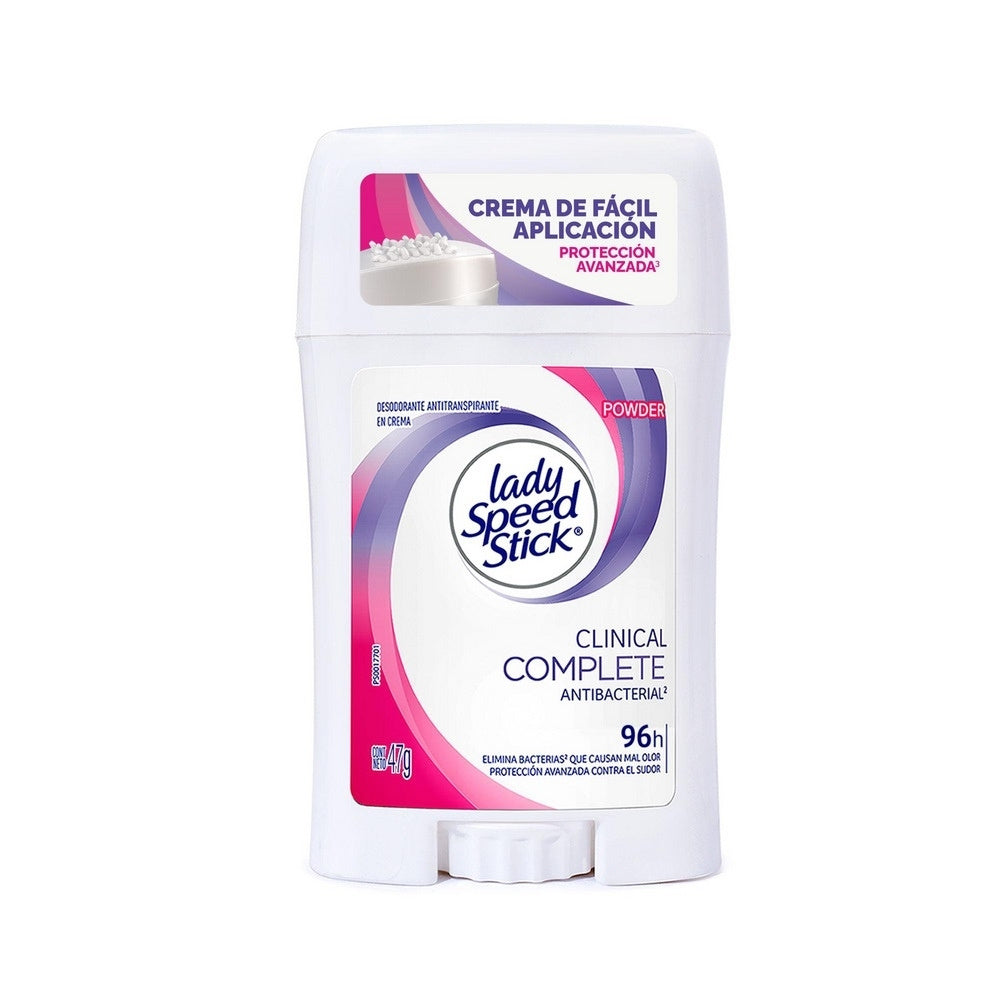 DESODORANTE CREMA LADY SPEED STICK CLINICAL POWDER 47 G