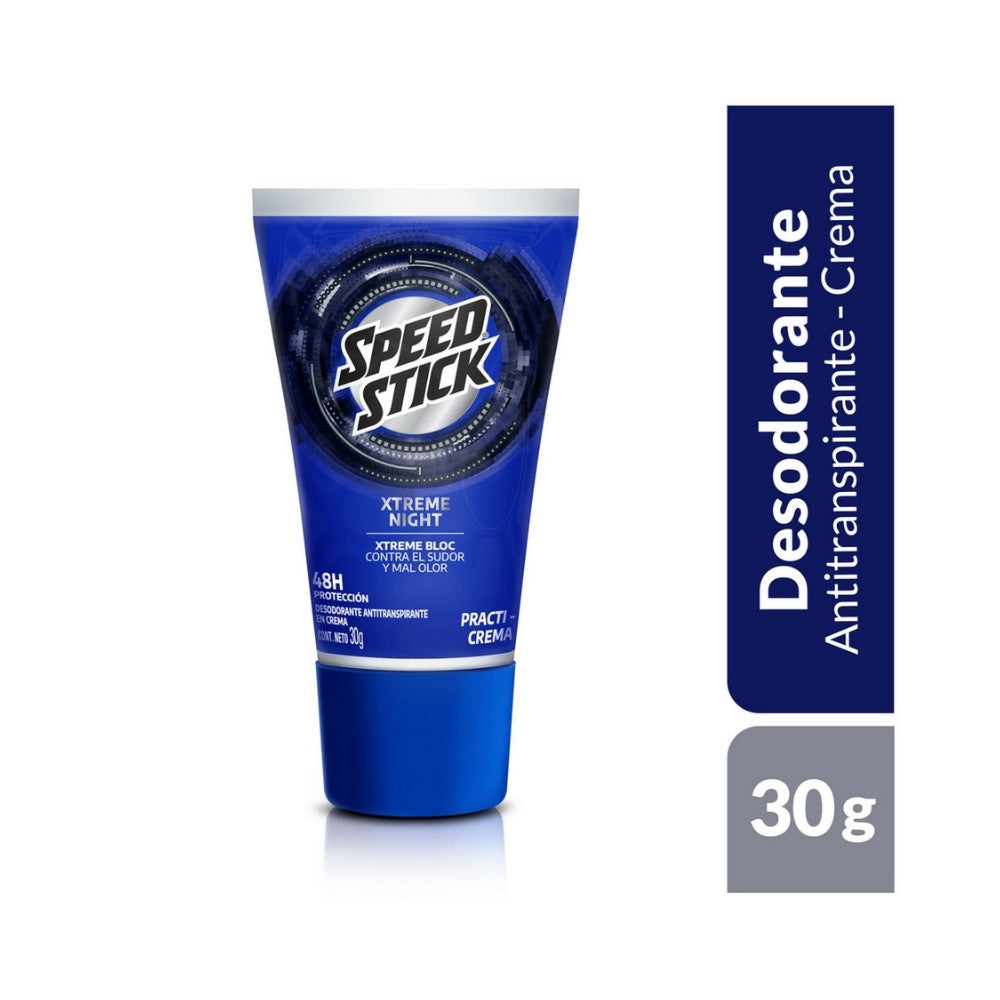 DESODORANTE CREMA SPEED STICK XTREME NIGHT TUBO 30 G