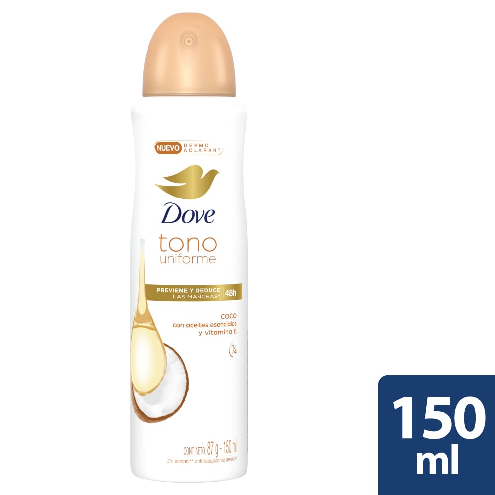 DESODORANTE DOVE CLEAR TONE SPRAY 150 ML