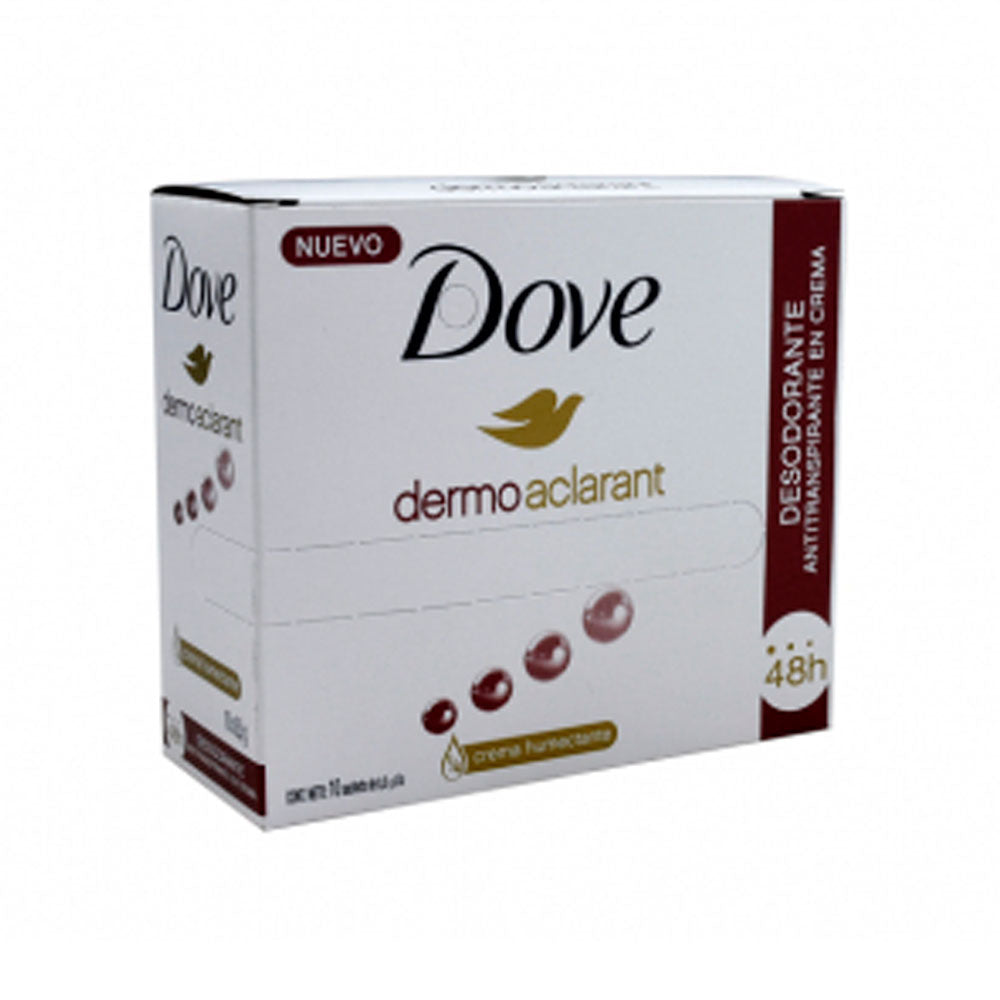 DESODORANTE DOVE DERMO ACLARANT CAJA X 10 SACHETS