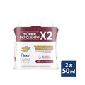 DESODORANTE DOVE DERMO ACLARANT P.E ROLL ON 2 X 50 ML