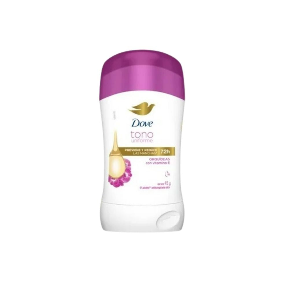 DESODORANTE DOVE TONO UNIFORME ORQUIDEA BARRA 45 G