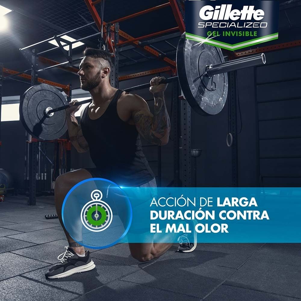 DESODORANTE GEL GILLETTE POWER RUSH BARRA 113 G