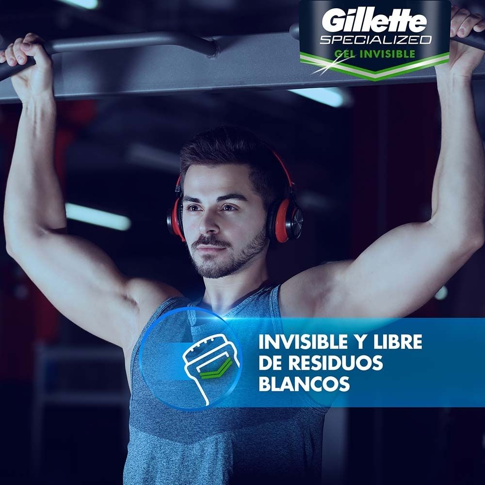 DESODORANTE GEL GILLETTE POWER RUSH BARRA 113 G