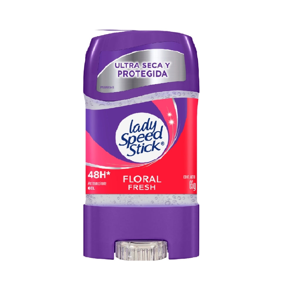 DESODORANTE GEL LADY SPEED STICK FLORAL FRESH BARRA 65 G