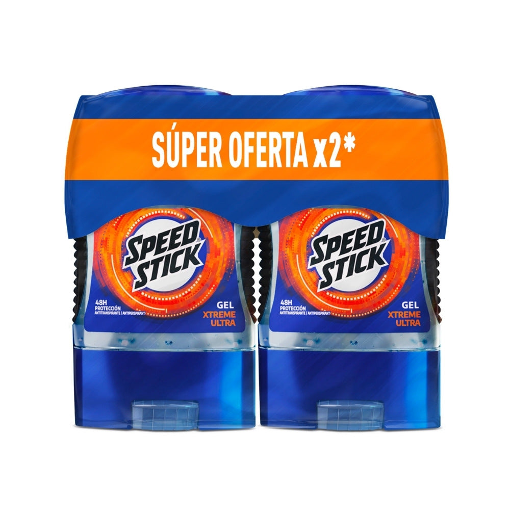 DESODORANTE GEL SPEED STICK XTREME ULTRA BARRA 2 X 85 ML