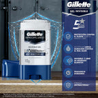 DESODORANTE GILLETTE CLEAR GEL ANTIBACTER BARRA 113 G
