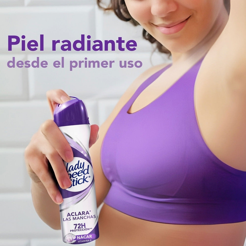 DESODORANTE LADY SPEED STICK DERMA ACLARADO SPRAY 2 X 165ML