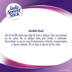 DESODORANTE LADY SPEED STICK INVISIBLE FLORAL BARRA 2X45 G