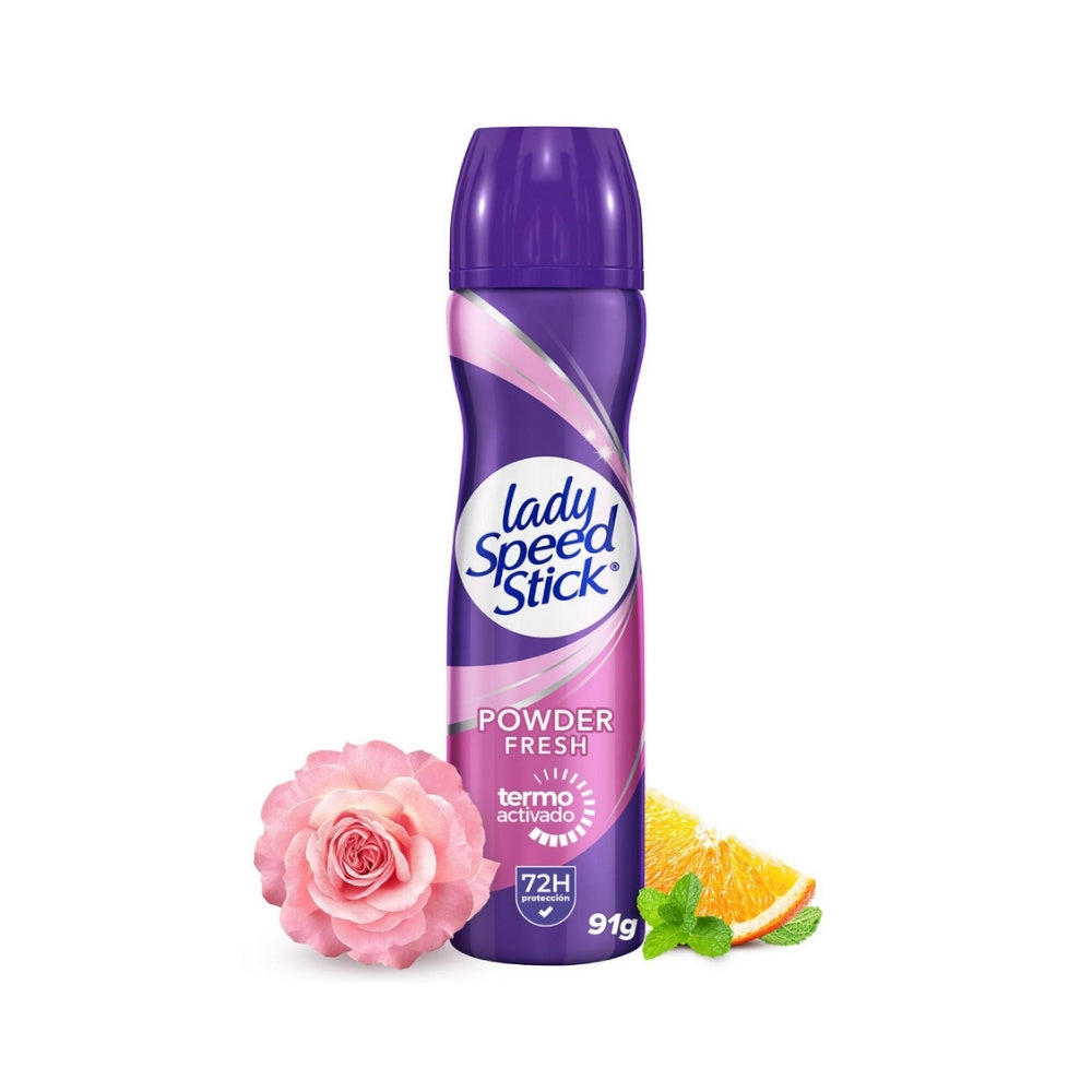 DESODORANTE LADY SPEED STICK POWDER FRESH SPRAY 150 ML