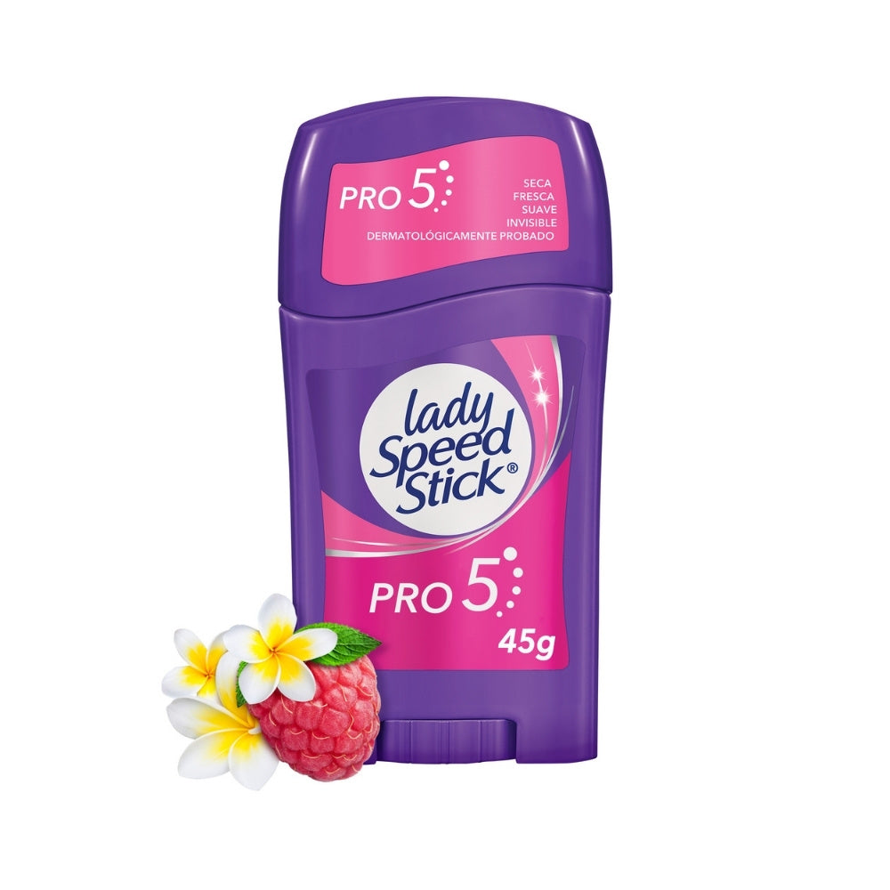 DESODORANTE LADY SPEED STICK PRO 5 BARRA 45 G