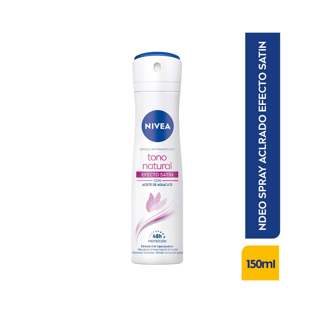 DESODORANTE NIVEA ACLARADO EFECTO SATIN SPRAY 150 ML