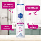 DESODORANTE NIVEA ACLARADO EFECTO SATIN SPRAY 150 ML