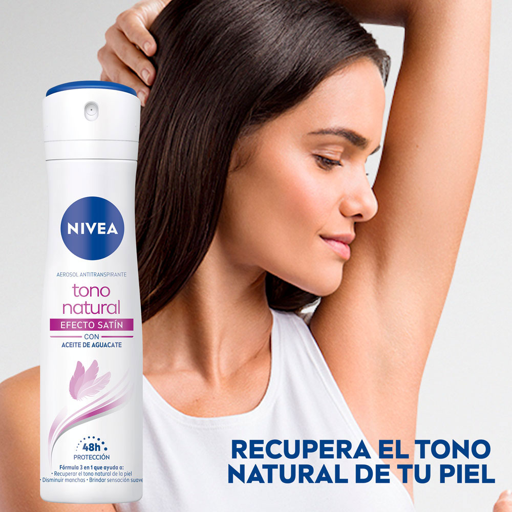 DESODORANTE NIVEA ACLARADO EFECTO SATIN SPRAY 150 ML