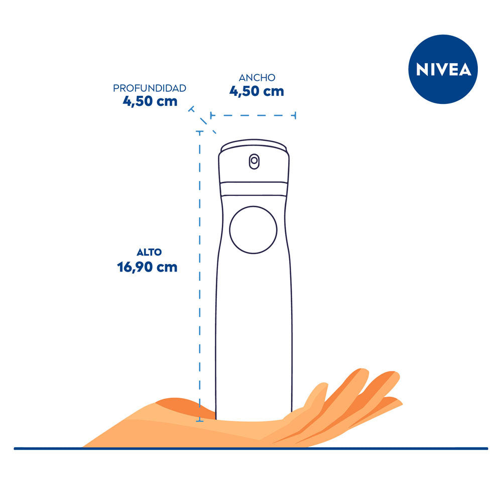DESODORANTE NIVEA ACLARADO NATURAL SPRAY 150 ML