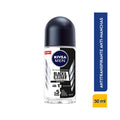DESODORANTE NIVEA BLACK WHITE MASCULINO ROLL ON 50 ML
