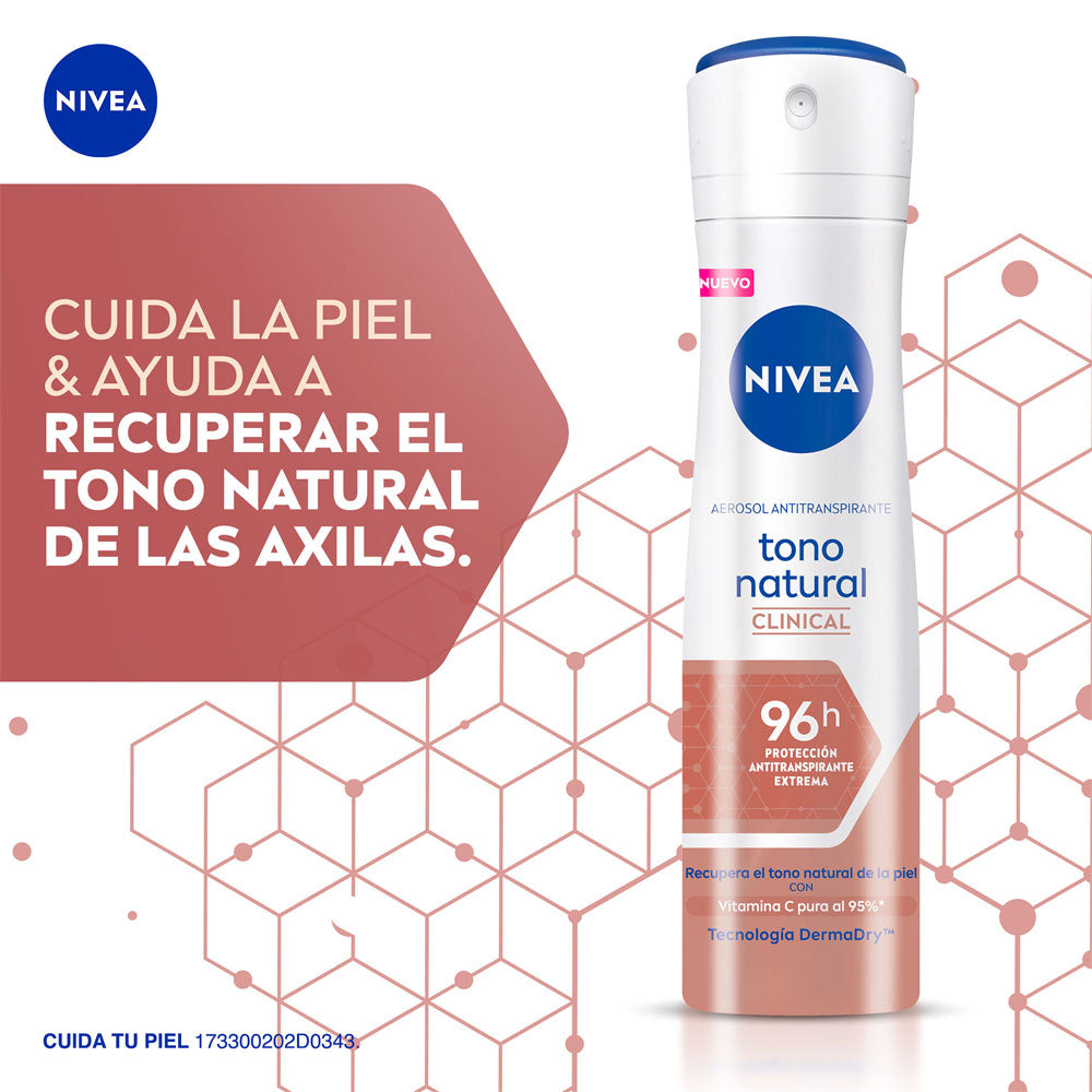 DESODORANTE NIVEA CLINICAL SPRAY 150ML OFERTA 2 X 150ML