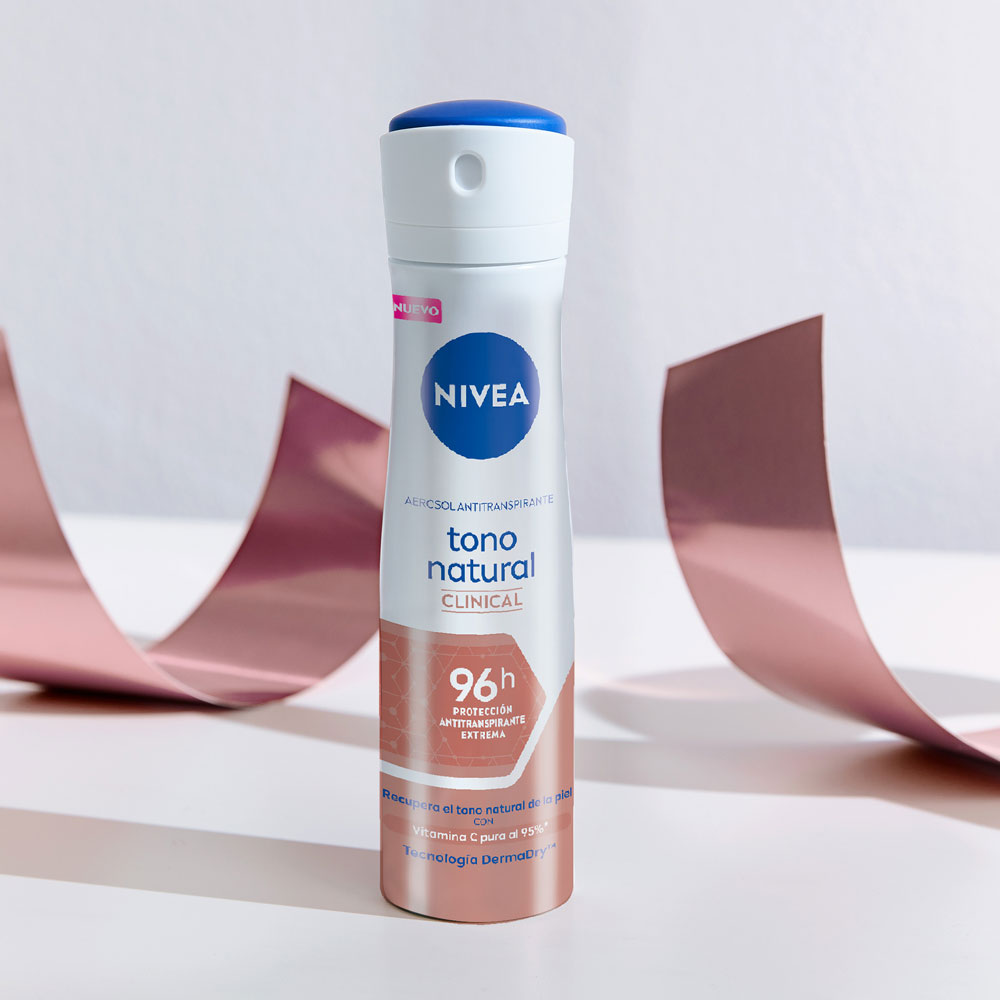 DESODORANTE NIVEA CLINICAL TONO NATURAL AEROSOL 150 ML