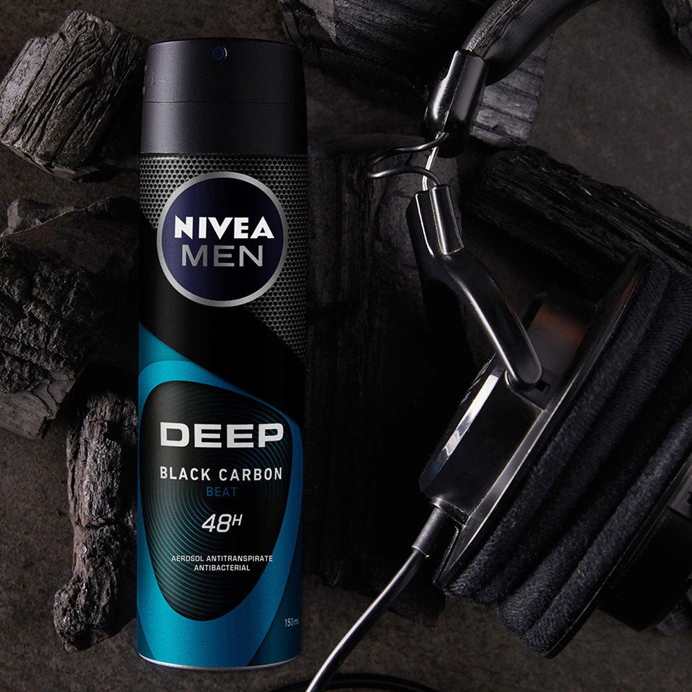 DESODORANTE NIVEA DEEP BEAT SPRAY 150 ML