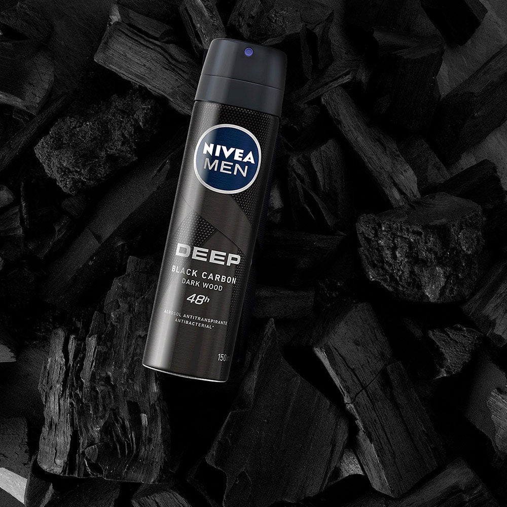DESODORANTE NIVEA MEN DEEP AEROSOL 150 ML