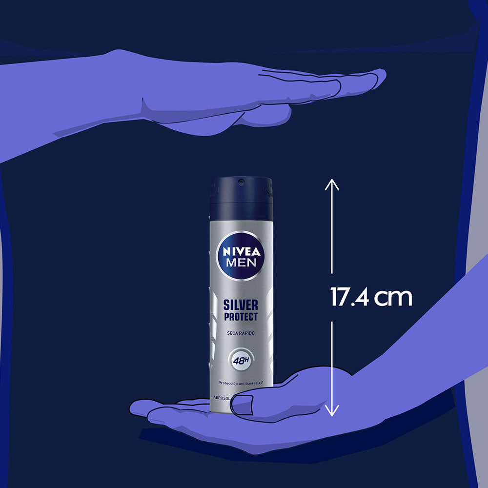 DESODORANTE NIVEA SILVER PROTET SPRAY 150 ML