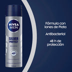 DESODORANTE NIVEA SILVER SPRAY X 2 UNDS