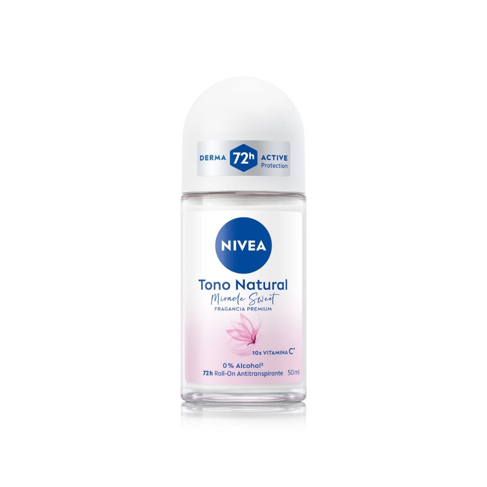 DESODORANTE NIVEA TONO NATURAL SWEET ROLLON 50 ML