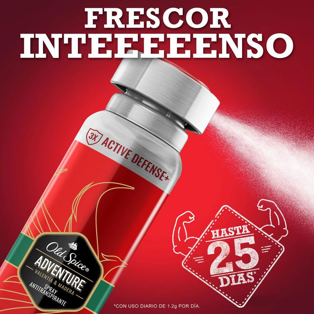 DESODORANTE OLD SPICE AP ADVENTURE P.E SPRAY 2 X 93G