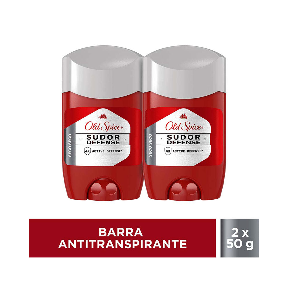 DESODORANTE OLD SPICE DEFENSE BARRA 2X50 PRECIO ESPECIAL