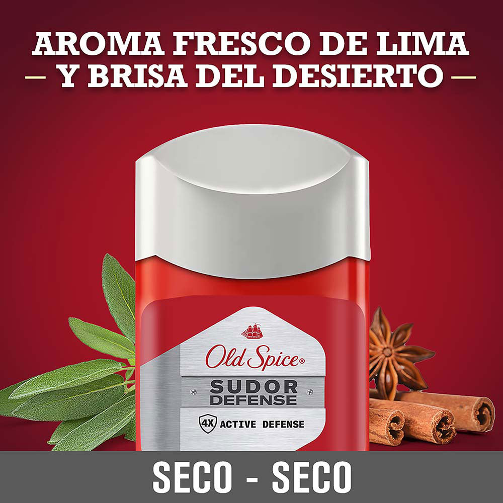 DESODORANTE OLD SPICE DEFENSE BARRA 2X50 PRECIO ESPECIAL