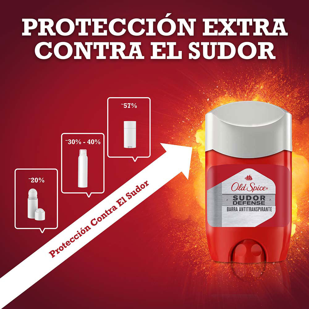 DESODORANTE OLD SPICE DEFENSE BARRA 2X50 PRECIO ESPECIAL