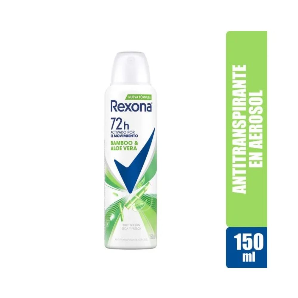 DESODORANTE REXONA BAMBOO ALOE VERA SPRAY 150 ML