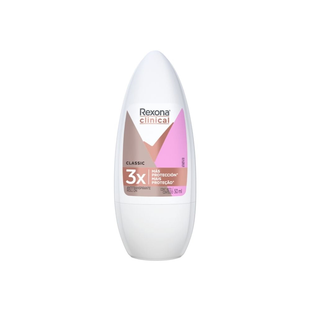 DESODORANTE REXONA CLINICAL CLASSIC ROLL ON 50 ML