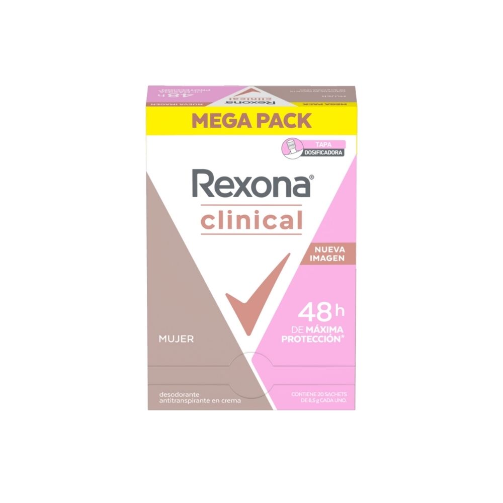 DESODORANTE REXONA CLINICAL CLASSIC WM TP CAJA PAGUE 18 LLEVE 20