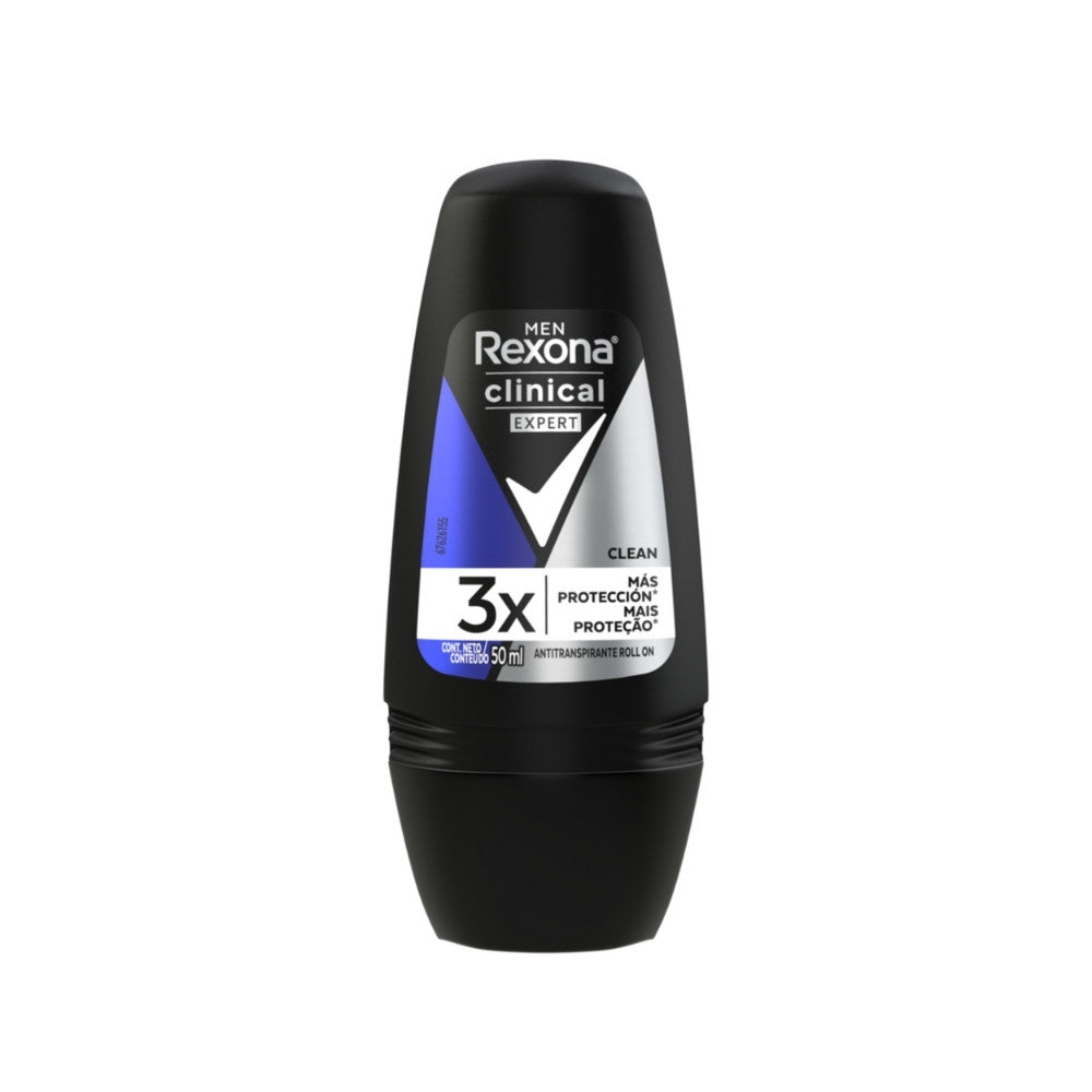 DESODORANTE REXONA CLINICAL CLEAN ROLLON 50 ML