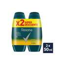 DESODORANTE REXONA DEO V8 ROLL ON 2 X 50 G