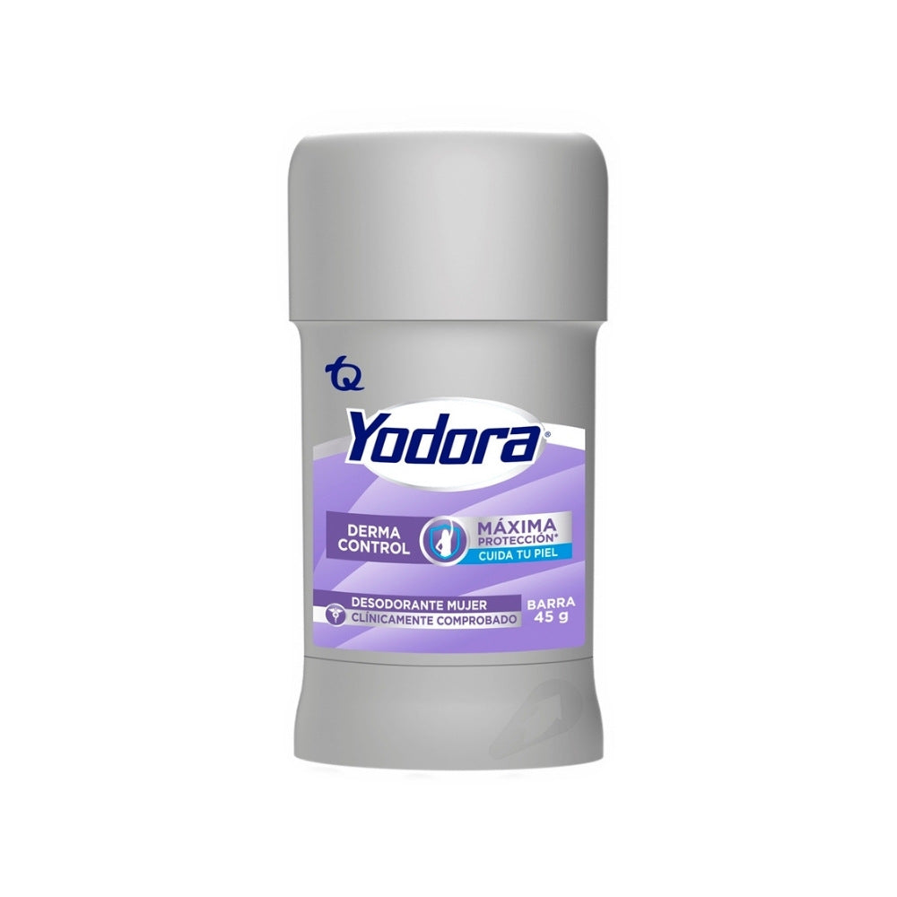 DESODORANTE YODORA DERMA CONTROL BARRA 45 G