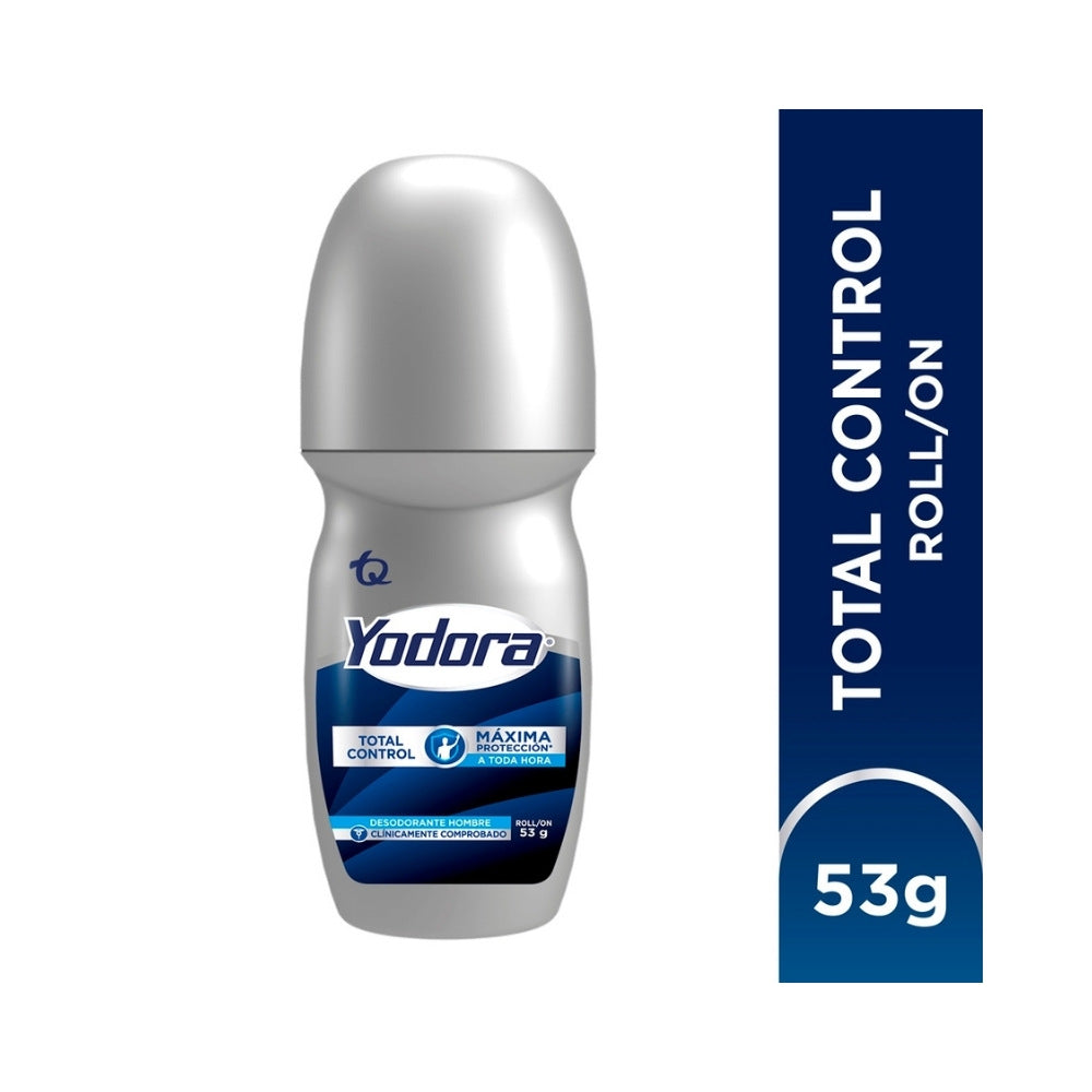 DESODORANTE YODORA TOTAL CONTROL ROLL ON 53 G