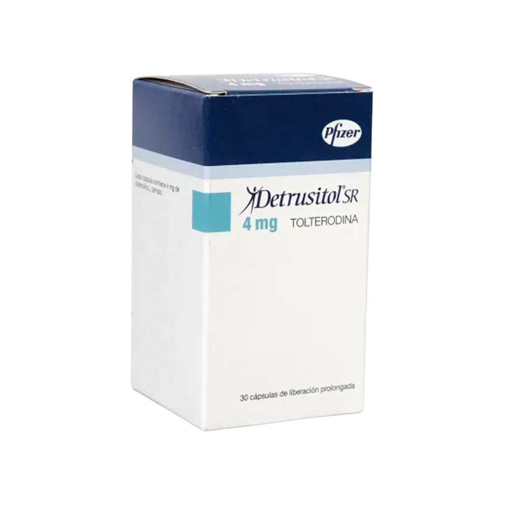 DETRUSITOL SR (RG) CAPSULAS 4 MG CAJA X 30 UNDS