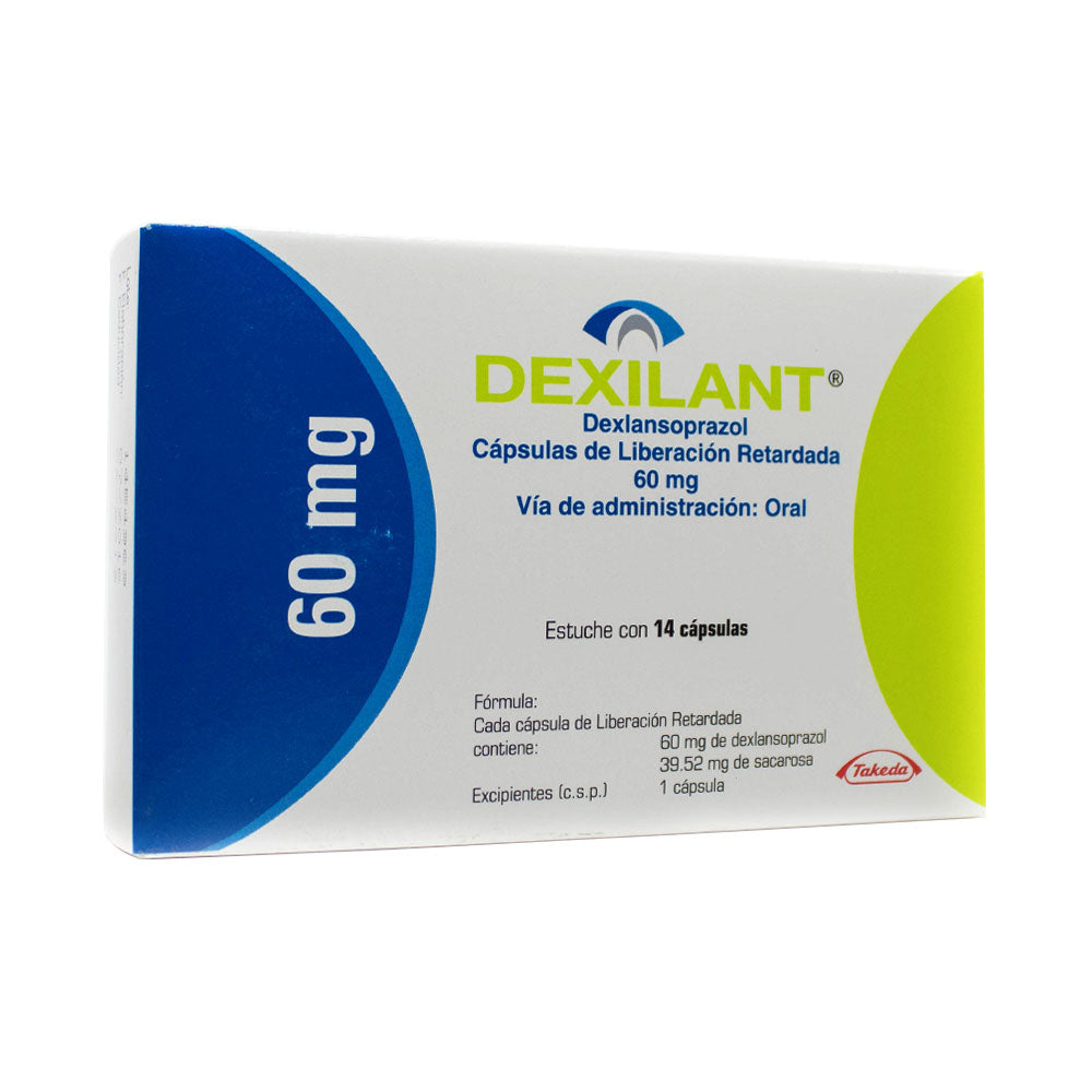 DEXILANT CAPSULAS 60 MG CAJA X 14 UNDS