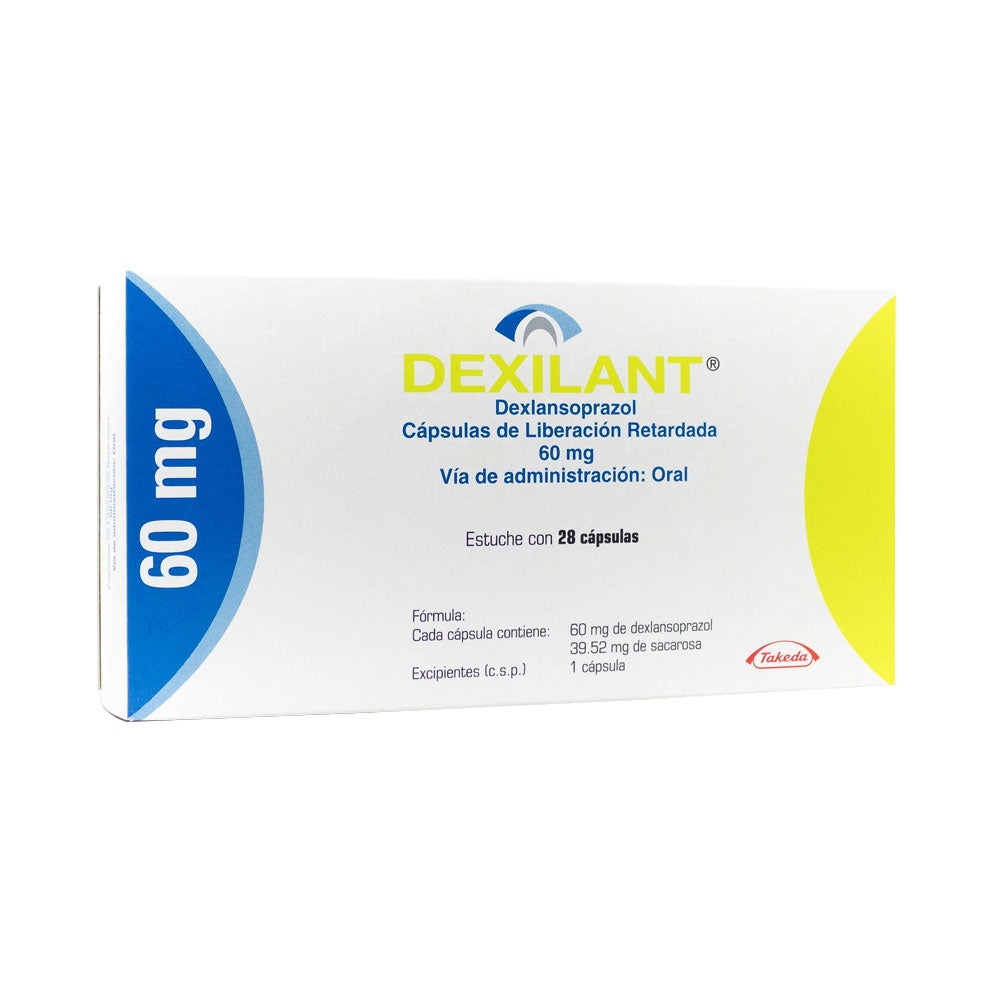 DEXILANT CAPSULAS 60 MG CAJA X 28 UNDS