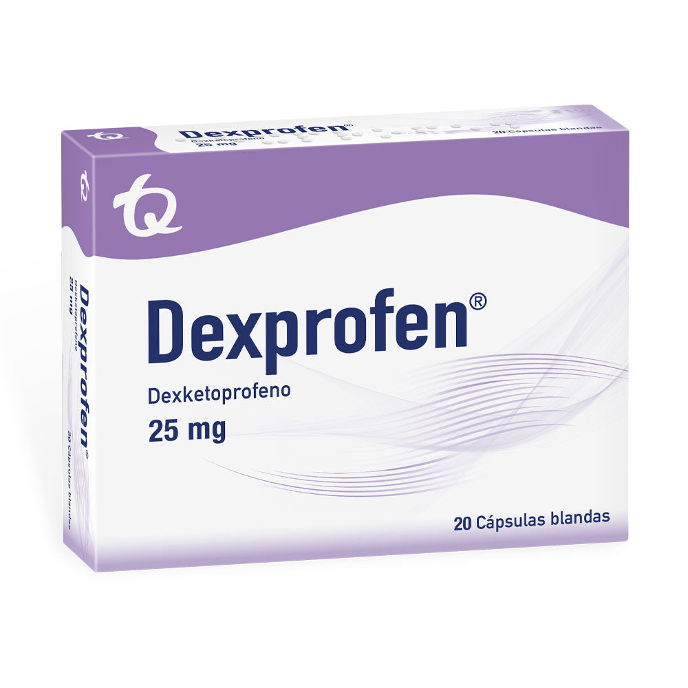 DEXPROFEN CAPSULAS 25 MG CAJA X 20 UNDS