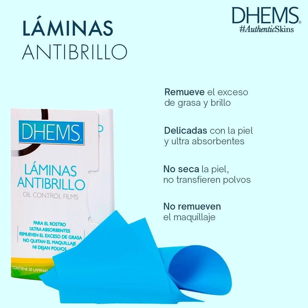 DHEMS LAMINAS ANTIBRILLO CAJA X 50 UNDS