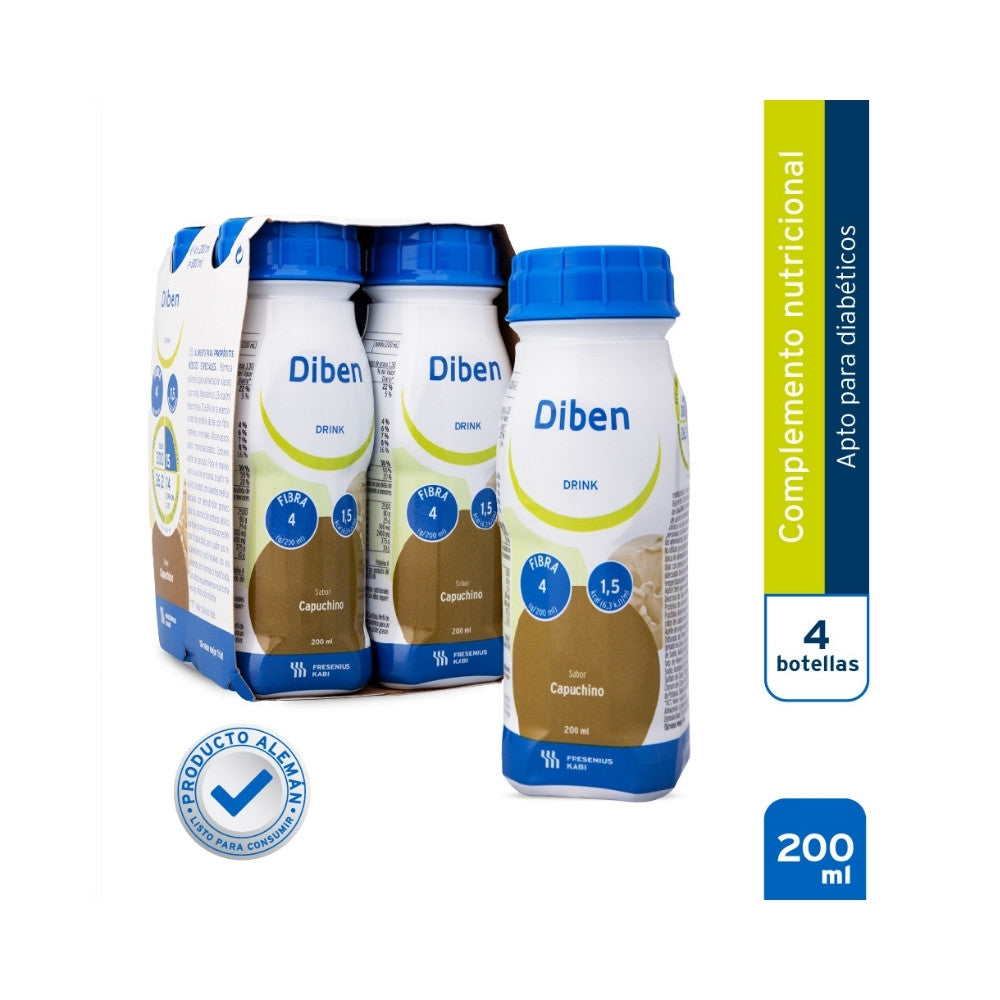 DIBEN DRINK FOUR PACK CAPUCHINO CAJA X 4 UNDS