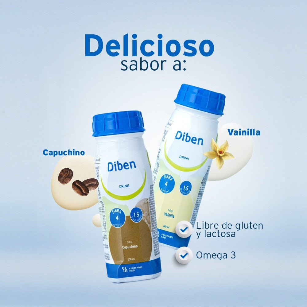 DIBEN DRINK FOUR PACK CAPUCHINO CAJA X 4 UNDS