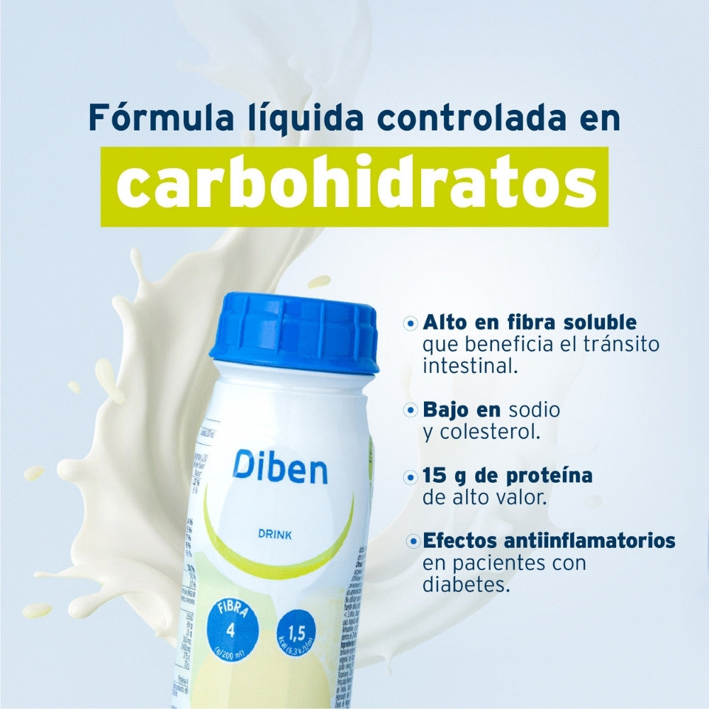 DIBEN DRINK FOUR PACK VAINILLA CAJA X 4 UNDS