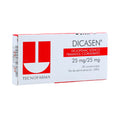 DICASEN TABLETAS 25MG/25MG CAJA X 20 UNDS