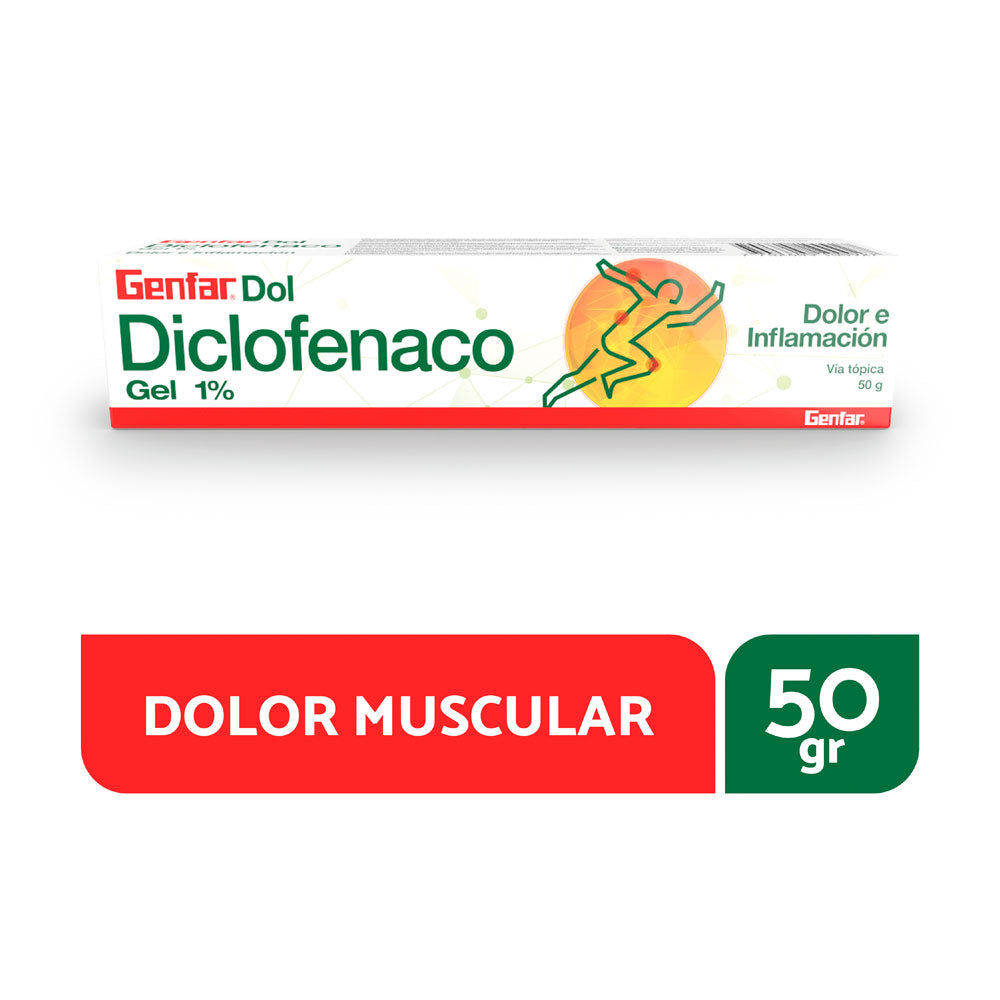 DICLOFENACO GENFAR GEL 1 % CAJA 50 G